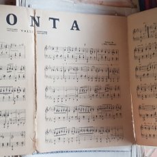 Partituras musicales: ANTIGUA PARTITURA VALS SONTA Y EXALTACION. Lote 210699431