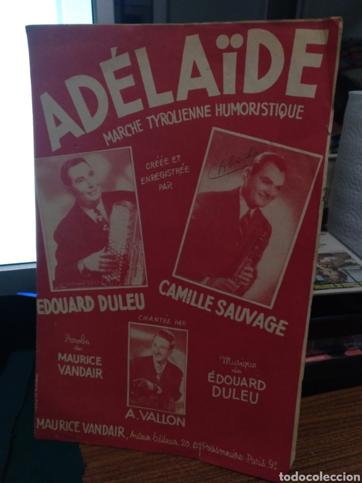 Partituras musicales: Adelaide - Foto 1