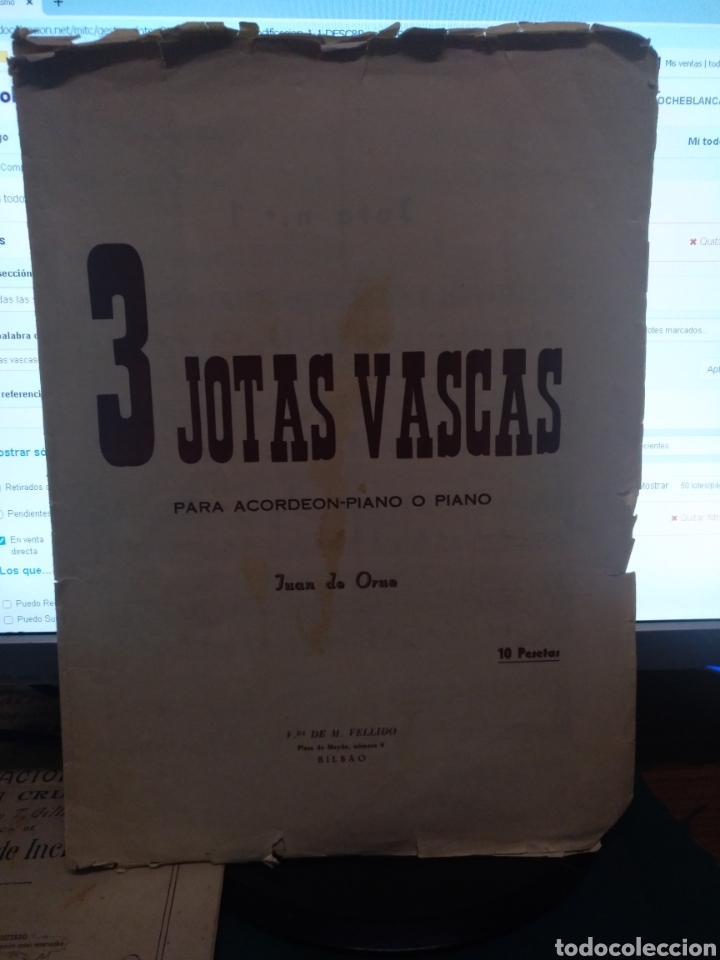 Partiture musicali: 3 jotas vascas