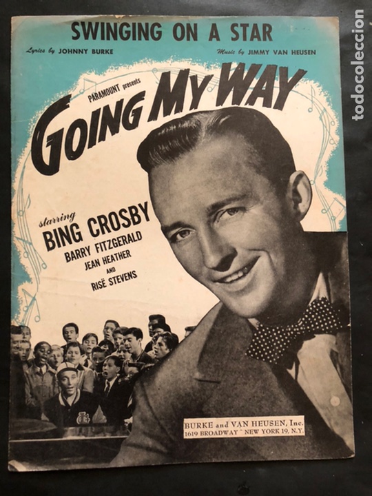 Partituren: Partitura piano de siguiendo mi camino.bing crosby