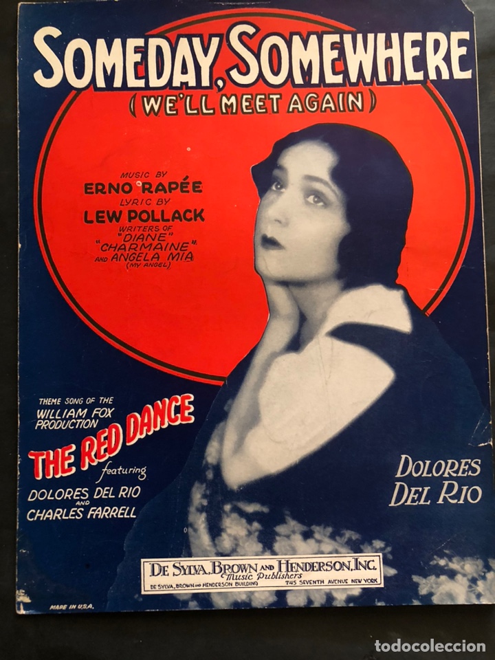 Partituren: Partitura piano la bailarina de la &oacute;pera dolores Del R&iacute;o charles farrell