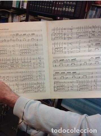 Partituras musicales: PARTITURA ORIGINAL. CANTARES GALLEGOS...* tiempo de gallegadas *... letra de Rosalia de Castro. - Foto 2