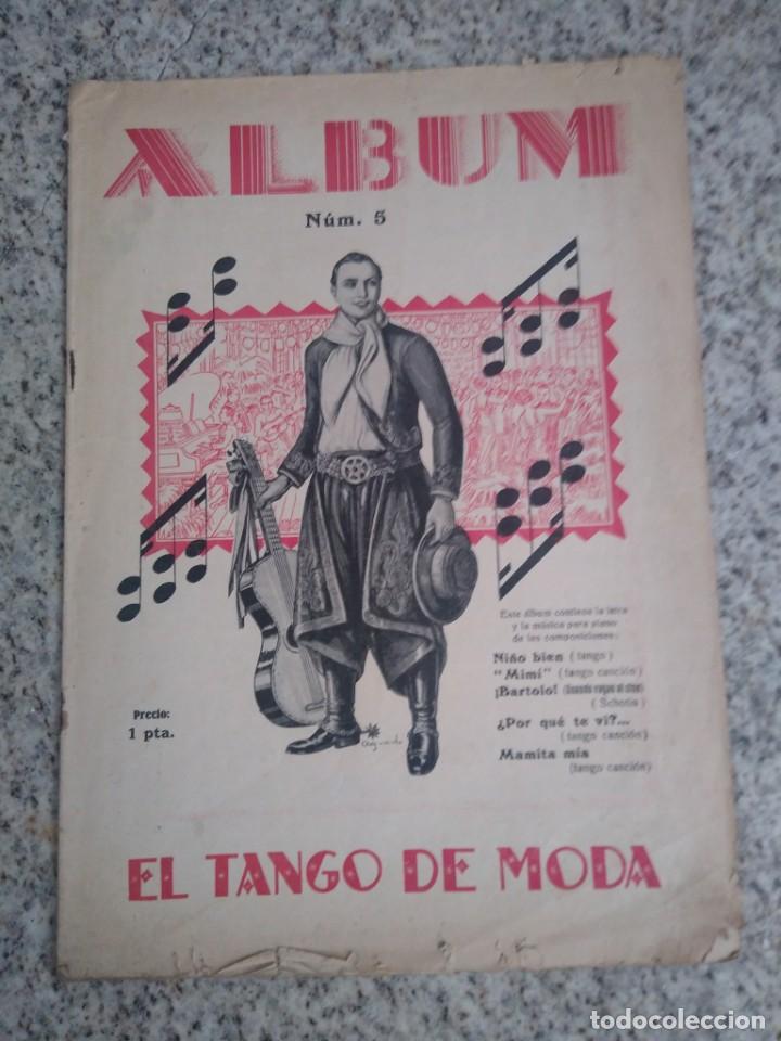 Musical scores: ALBUM N&ordm; 5. EL TANGO DE MODA. 1928