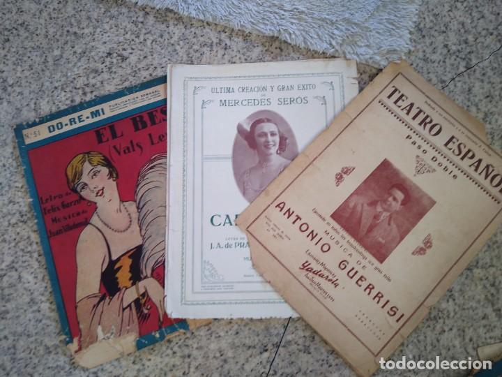 Partituras musicales: Partituras Antonio Guerrisi, caprichosa con Mercedes Seros y el beso.
