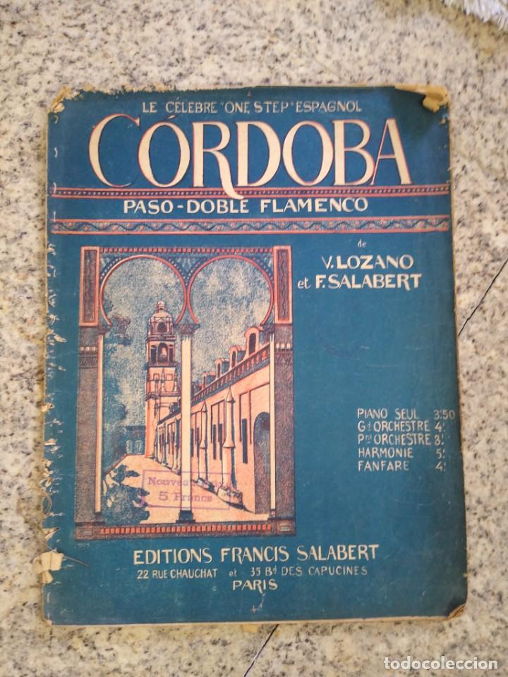 Partituren: Partitura Cordoba. paso doble flamenco 27,4x35 cm
