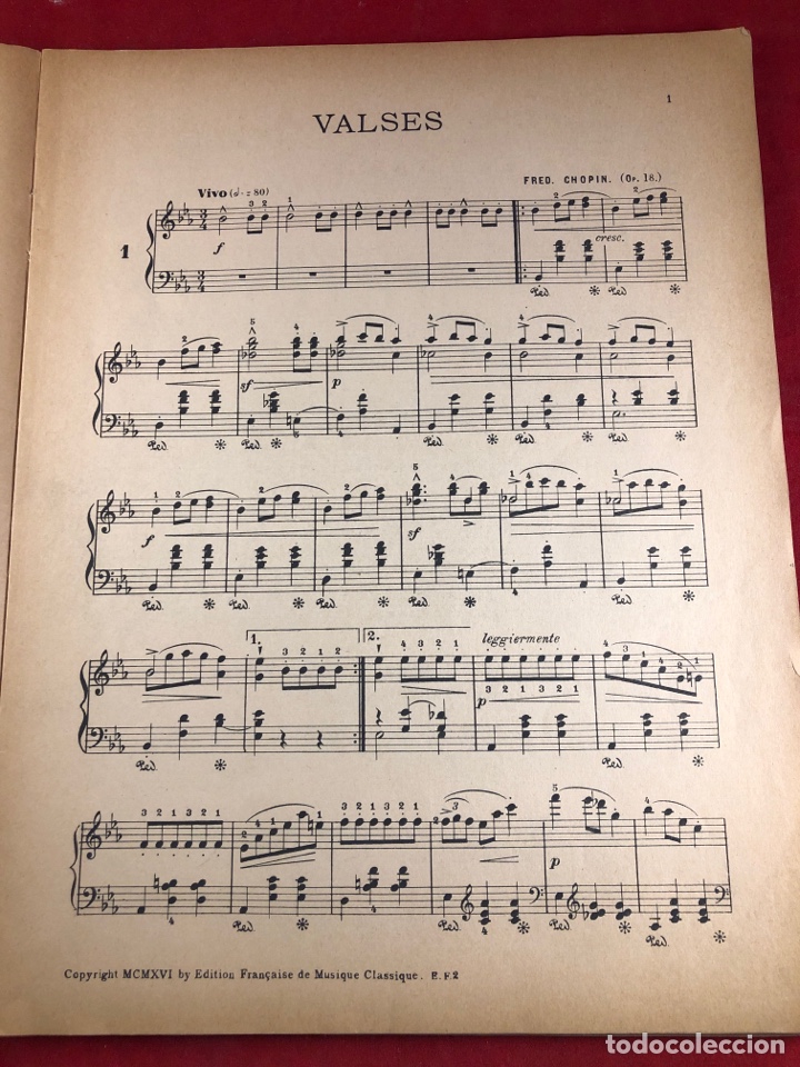 Partituras musicales: CHOPIN VALSES - Foto 4