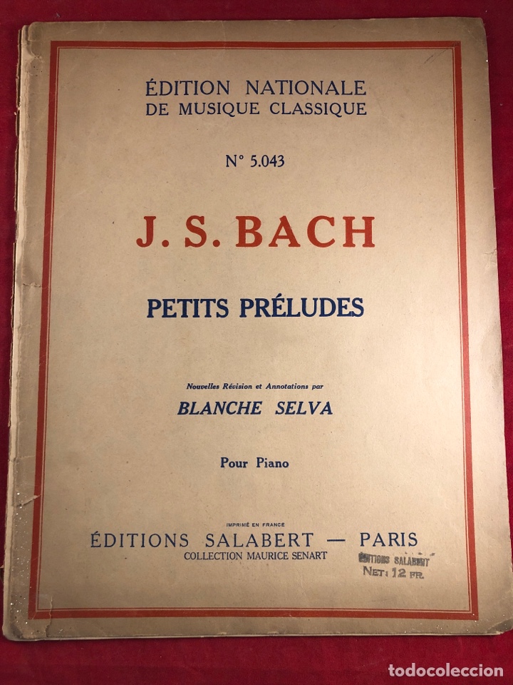 Partiture musicali: Partituras J. S. BACH