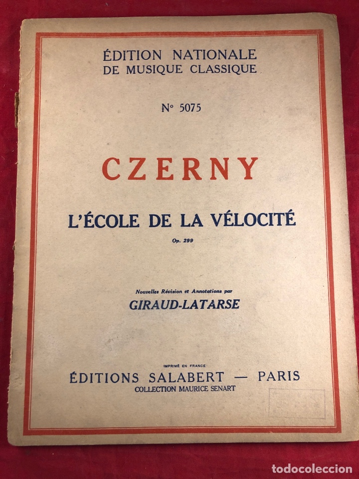 Partiture musicali: Partituras CZERNY