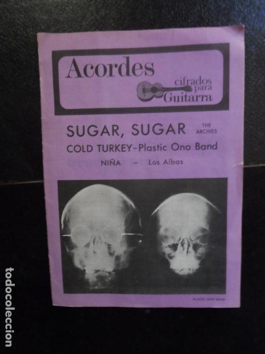 Musical scores: ACORDES CIFRADOS PARA GUITARRAS N&ordm; 20 PLASTIC ONO BAND LOS ALBAS THE ARCHIES