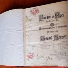Partituras musicales: ANTIGUO LIBRO PARTITURAS DE 1900 S. XIX ~ OLD BOOK SCORES OF 1900 19THC~UNIÓN MUSICAL ESPAÑOLA. Lote 28379825