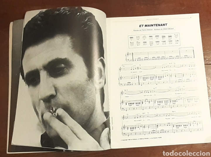 Partituras musicales: GILBERT BECAUD - Libro / Partituras - Foto 3