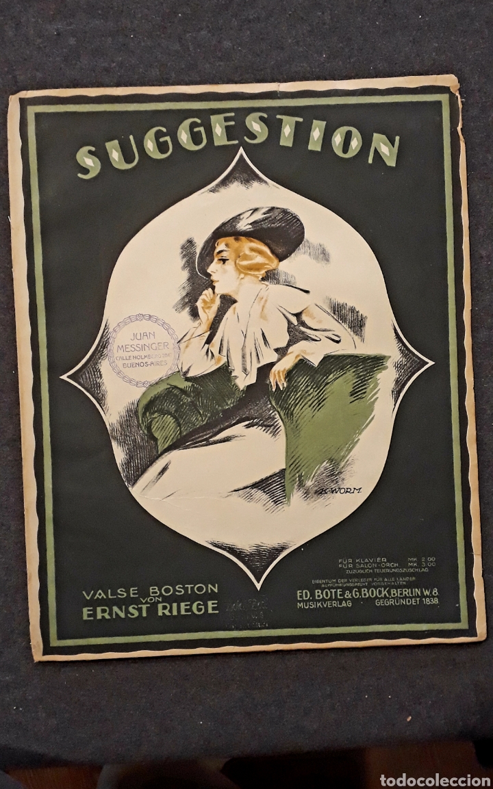 Partituras musicais: Partitura SUGGESTION Valse Boston von Ernest Riege