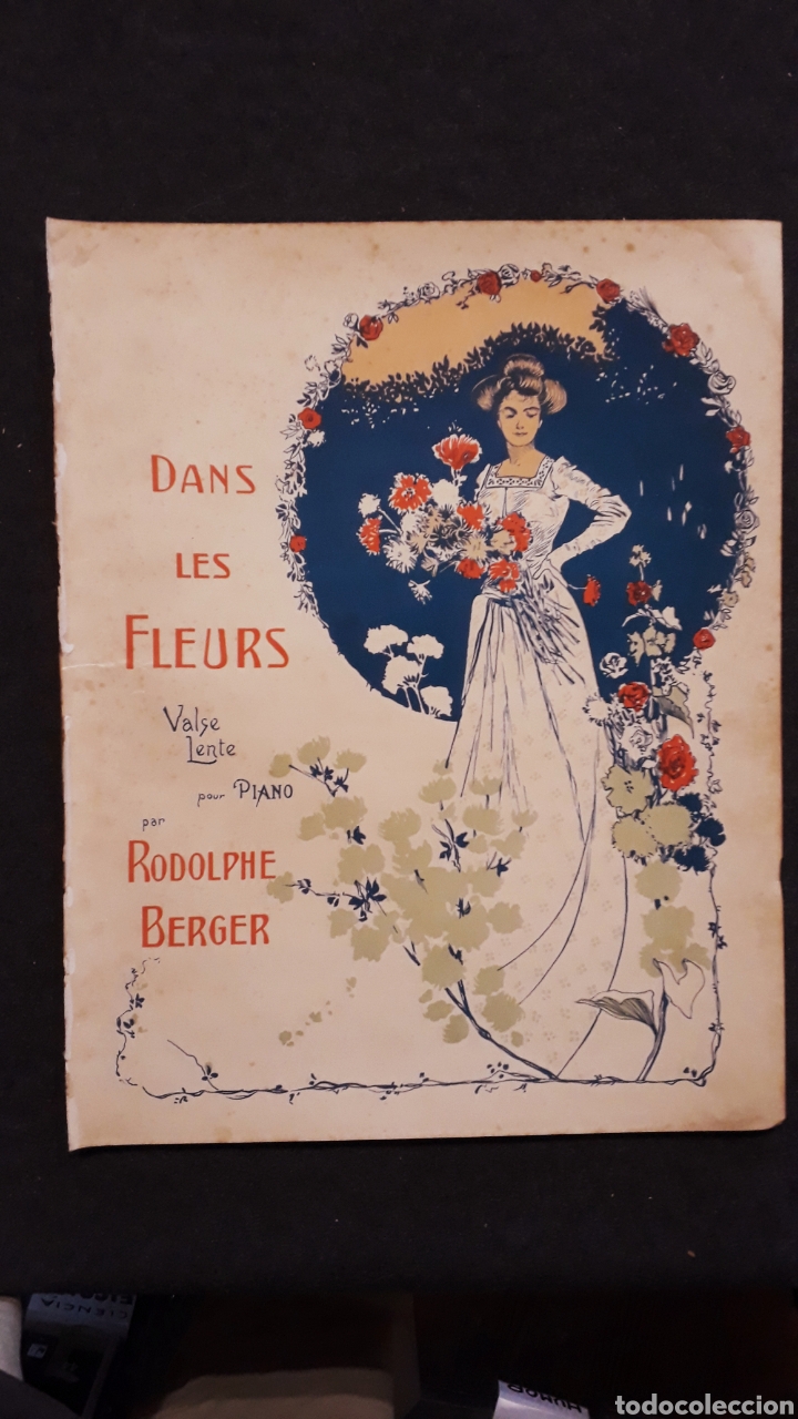 Partituras musicais: Partitura DANS LES FLEURS par Rodolphe Berger. Valse lente pour PIANO