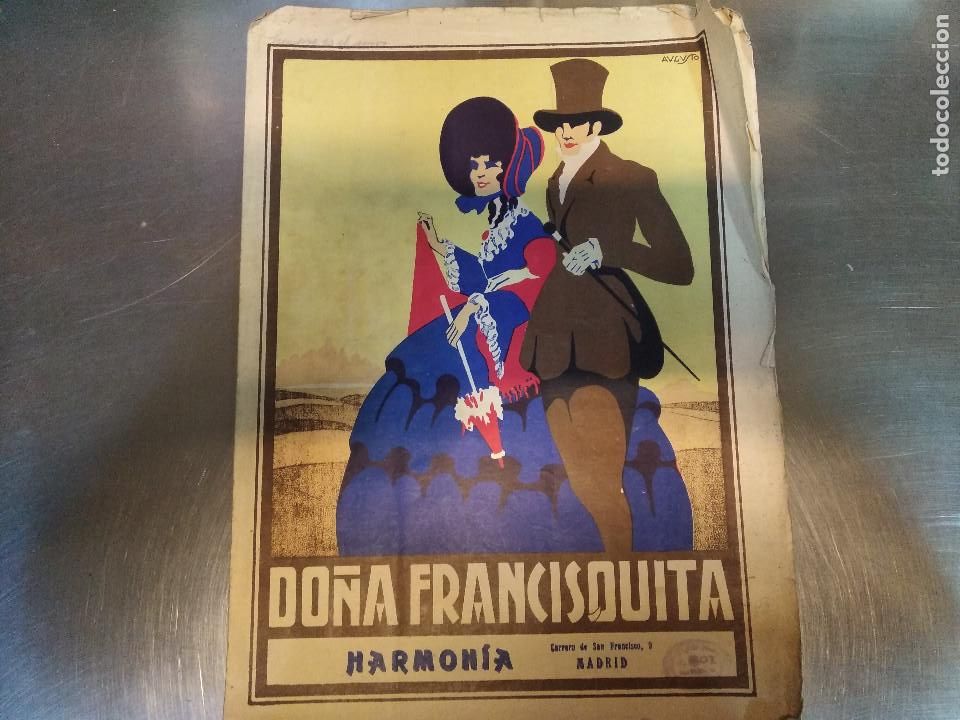 Partituras musicales: Do&ntilde;a francisquita - harmon&iacute;a - AMU1