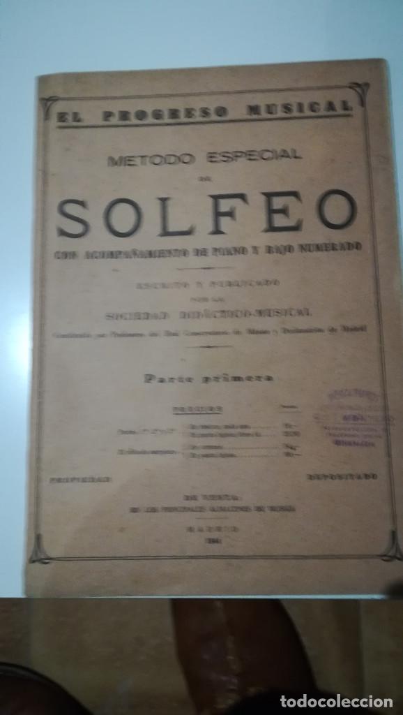 Partituras musicales: MANUAL DE SOLFEO DE 1944 - Foto 1