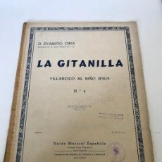 Partituras musicales: LA GITANILLA. Lote 235712450