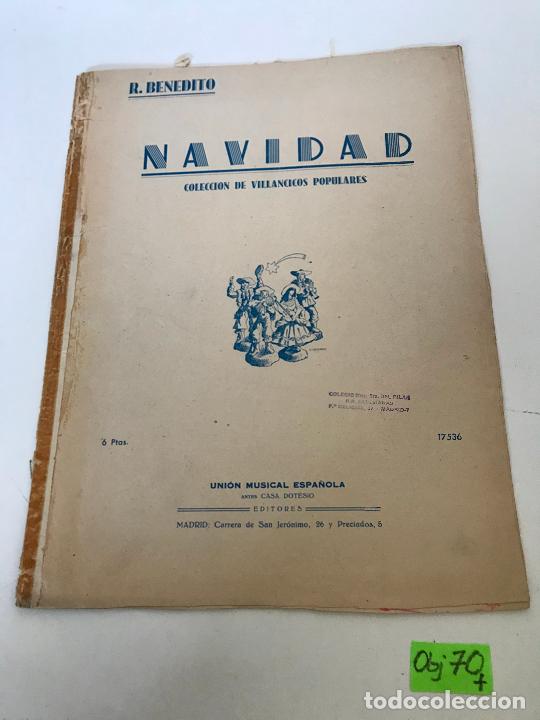 NAVIDAD (Música - Partituras Musicales Antiguas)