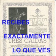 Partituras musicais: SAN JACINTO TRIANA ESPERANZA DE TRIANA DIPTICO 23 CM AÑOS 1958 SEMANA SANTA DE SEVILLA C54. Lote 240550570