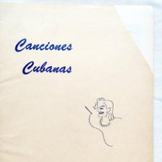 Partituras musicales: 1957 - PARTITURA - OLGA DE BLANCK: CANCIONES CUBANAS