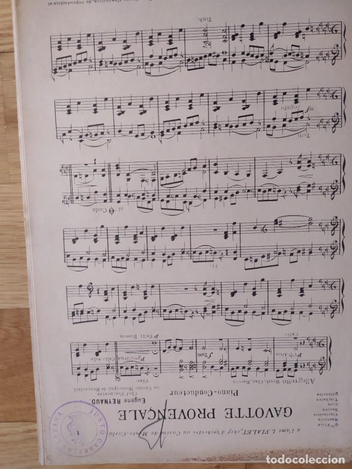 Partituras musicales: GAVOTTE PROVEN&Ccedil;ALE, DE E. RAYNAUD - Foto 1