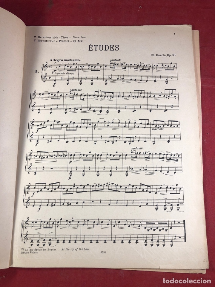 Partituras musicales: DANCLA. ETUDEN. OPUS 68 - Foto 3