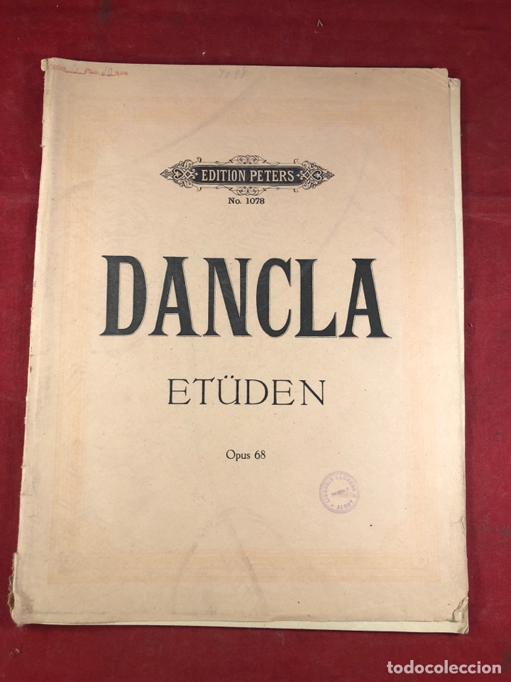 Partituras musicales: DANCLA. ETUDEN. OPUS 68 - Foto 1