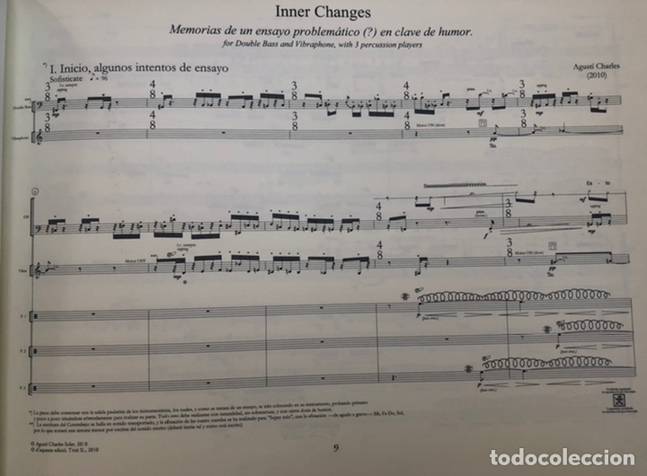 Partituras musicales: Agust&iacute; Charles, &rdquo;Inner changes&rdquo; - Foto 5