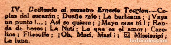 Partituras musicales: ERNESTO TECGLEN - MÚSICA POPULAR (EL CINE, 1916) - Foto 3 - 260334165