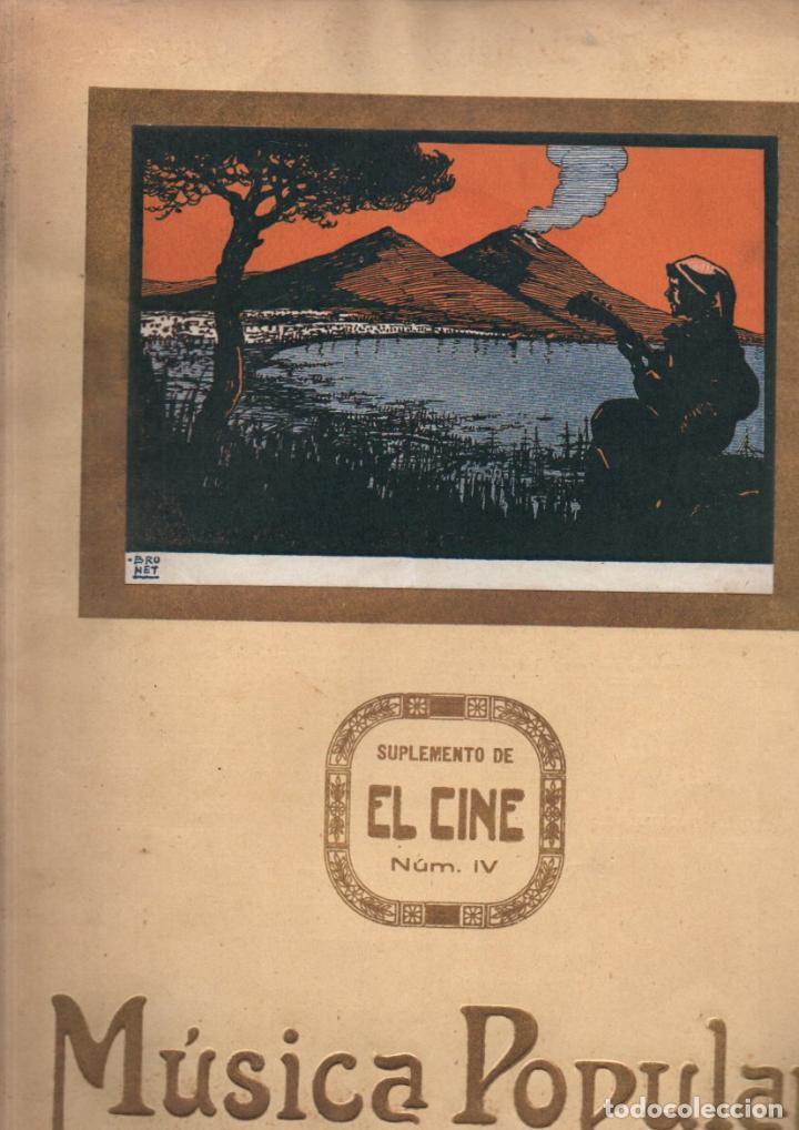 Partituras musicales: ERNESTO TECGLEN - MÚSICA POPULAR (EL CINE, 1916) - Foto 1 - 260334165
