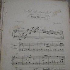 Partituras musicales: AH CHE ASSORTA, DE LUIGI VENZANO, VALSE ITALIENNE, ARREGLADO POR G.F. WEST. Lote 265914878