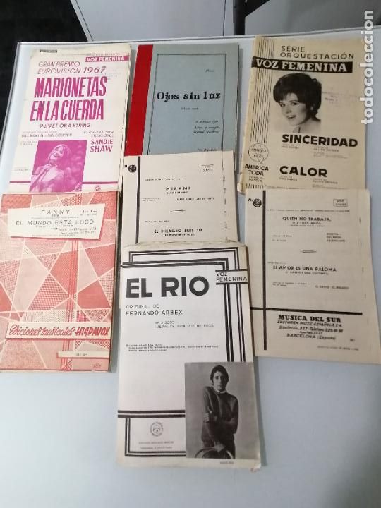 Partituras musicais: GRAN LOTE DE PARTITURAS, MUSICA MODERNA DIFERENTES ESTILOS