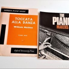 Partituras musicales: LIBRETO PARTITURAS Y OTRO THE PIANO MAKERS - 23 X 31.CM. Lote 282973388