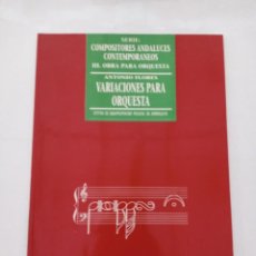 Partituras musicales: ANTONIO FLORES. VARIACIONES PARA ORQUESTA 1999