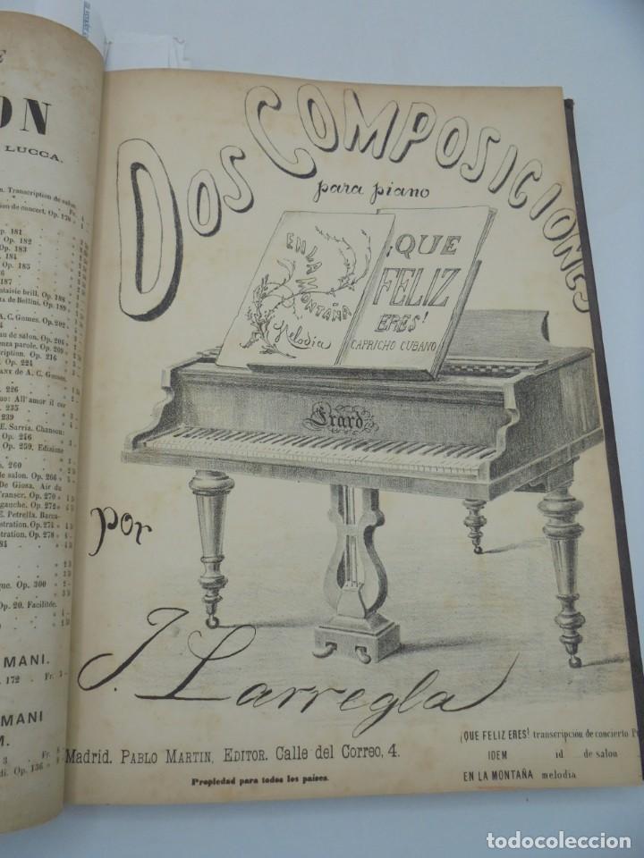 Partituras musicales: PIEZAS PARA PIANO. AMBROISE THOMAS. 29 PARTITURAS ENCUADERNADAS. LEER/ VER FOTOS. - Foto 18 - 296775523