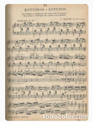 Partituras musicales: ESTUDIOS PARA PIANO - E. HELLER - Foto 3