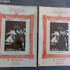 Partituras musicales: GOYESCAS. E. GRANADOS, LIBROS I Y II. UNIÓN MUSICAL ESPAÑOLA.. Lote 299702428