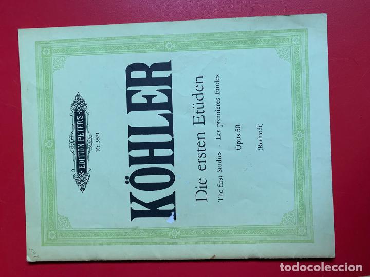 Partitions Musicales: Los primeros estudios (para piano) - K&Ouml;HLER