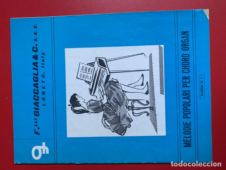 Partitions Musicales: MELODIE POPOLARI PER CHORD ORGAN