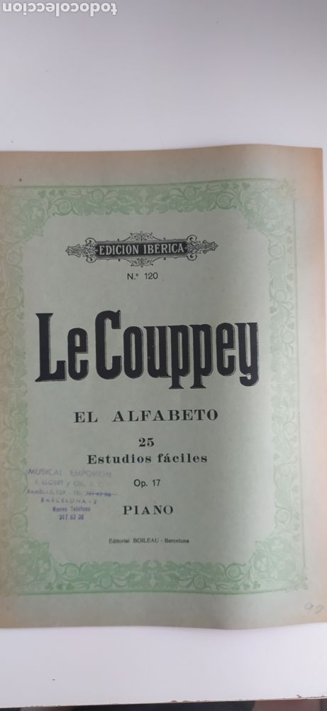 Partituras musicales: 36 partituras de ejercicios, trabajos, piano y viol&iacute;n