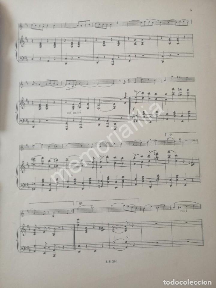 Partituras musicales: PARTITURA ANTIGUA Ca. 1900 DE. GRAZIANI WALTER. NINON. - Foto 4 - 312376878