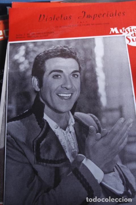 Partituras musicais: PARTITURA DE MUSICA LUIS MARIANO VALS VIOLETAS IMPEIALES 4 PGS 1965