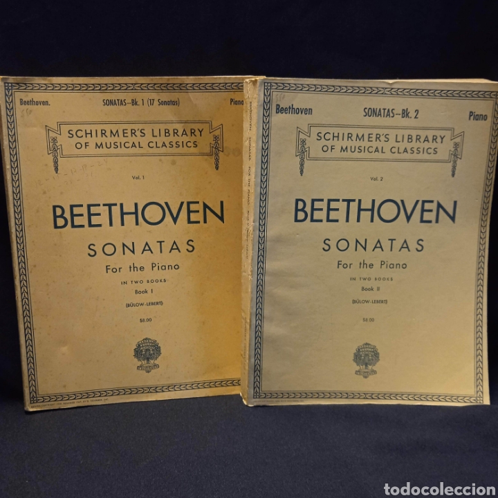 Partituras musicais: BEETHOVEN SONATAS FOR THE PIANO (2 VOLS) - (B&Uuml;LOW-LEBERT) #B5