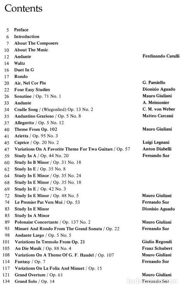Partituras musicales: NOAD,F. The Classical Guitar Anthology + CD - Foto 2