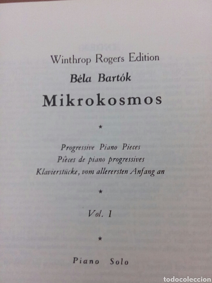 Partituras musicales: Bela Bartok vol.1 y 2 - Foto 3