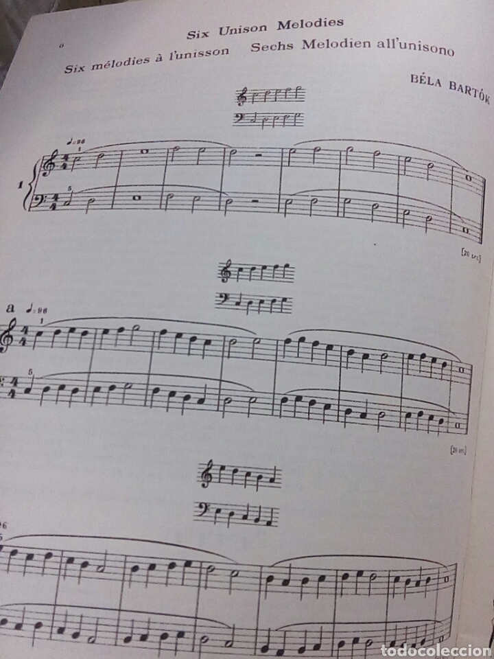 Partituras musicales: Bela Bartok vol.1 y 2 - Foto 6