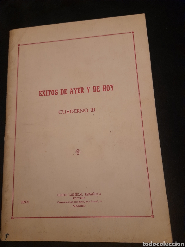 Partitions Musicales: &Eacute;xitos de hoy de ayer y de siempre