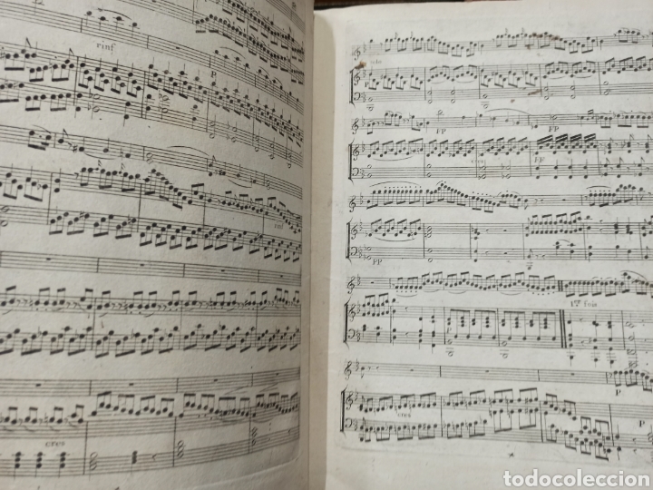 Partituras musicales: STEIBELT, Daniel PARTITURA Ca.1890 SIX SONATES POUR LE PIANO FORTE dont quatre avec violon obligé... - Foto 5 - 335950828