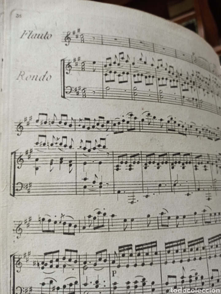 Partituras musicales: STEIBELT, Daniel PARTITURA Ca.1890 SIX SONATES POUR LE PIANO FORTE dont quatre avec violon obligé... - Foto 6 - 335950828