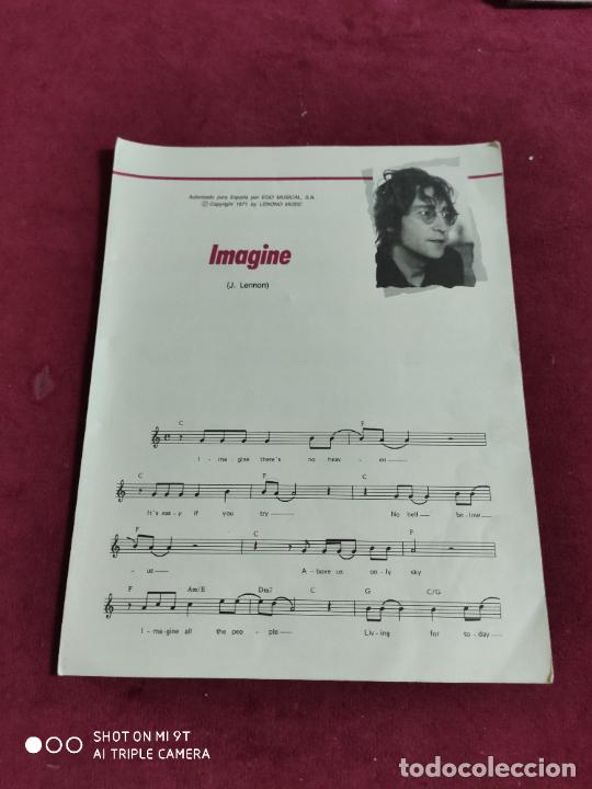 Partituren: partitura imagine de john lennon