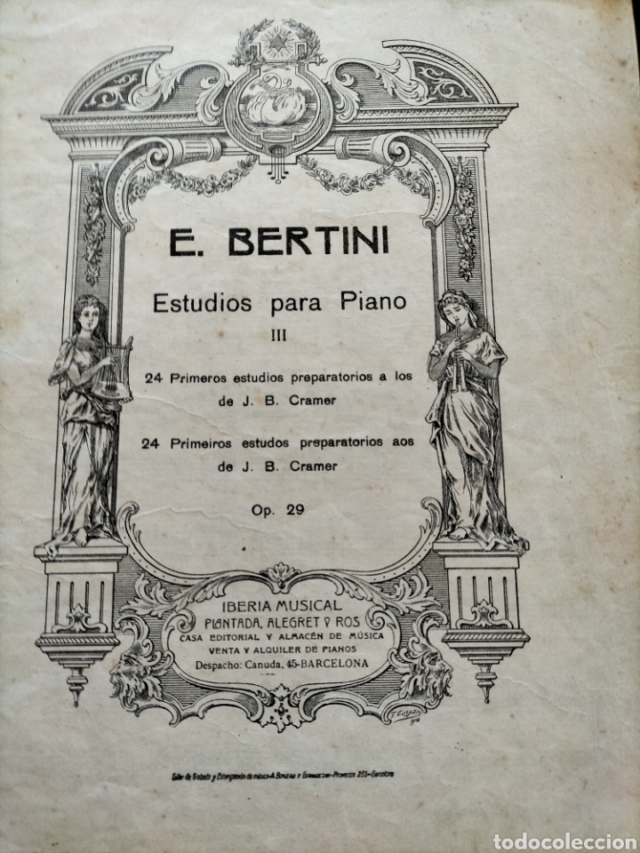 Partituras musicales: E.Bertini. Estudios para Piano - Foto 1